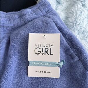 Athleta Girl Periwinkle Micro Fleece Jogger
